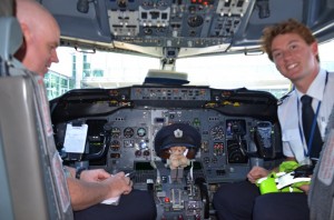 Dans le cockpit